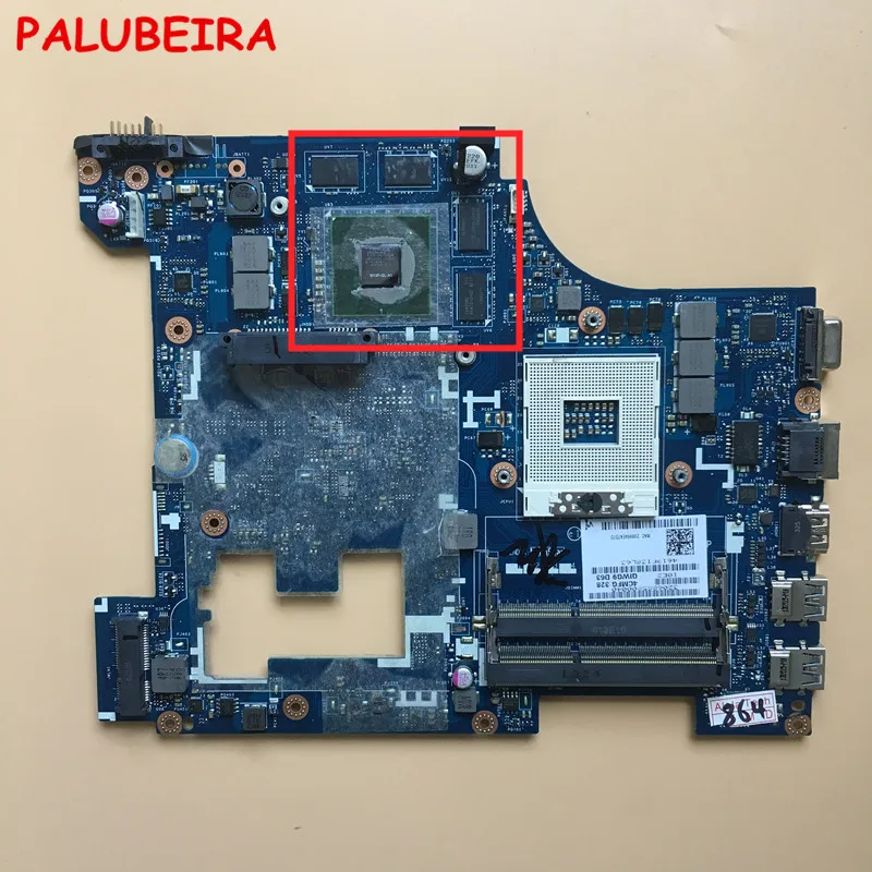 PALUBEIRA QIWG5_G6_G9 LA-7981P REV: 1,0 ноутбук материнская плата для Lenovo G580 ноутбук ПК с 8 видео памяти