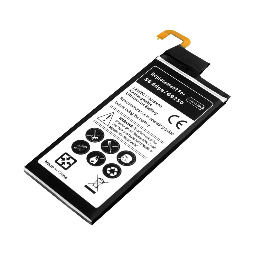 Телефон 3 85 V 3030mAh литиевая батарея для Samsung Galaxy S6 Edge G9250 G925F G925S G925T G925L замена