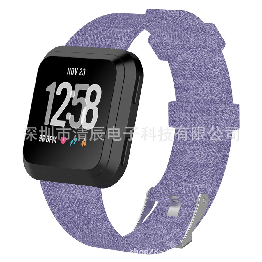 Ремешок из мягкого нейлона для смарт браслета Fitbit Versa новинка 2018 спортивный
