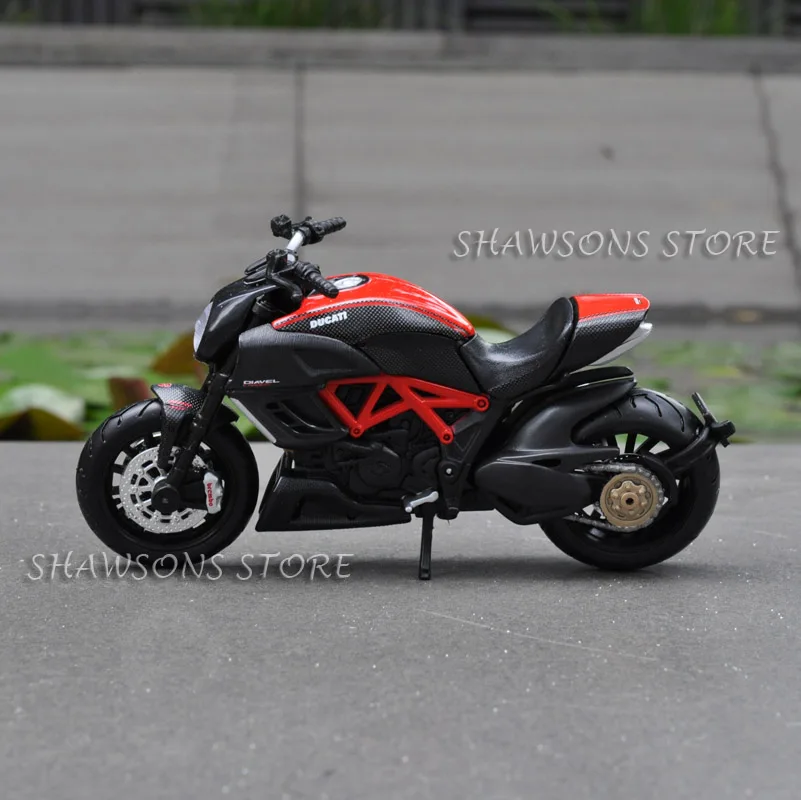 Литые игрушечные модели MAISTO 1:18 DUCATI DIAVEL карбоновый спортивный велосипед миниатюрный мотоцикл Реплика