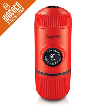 

Wacaco Nanopresso Portable Espresso Coffee Maker, Upgrade Version of Minipresso, 18 Bar Pressure, Red Patrol Edition.
