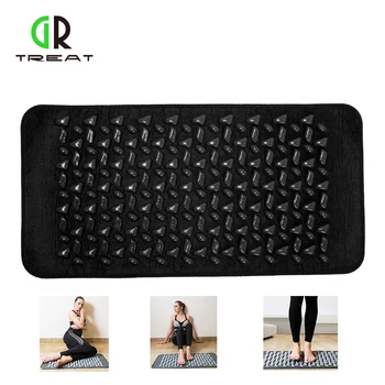 

Black Foot Massage Cushion Cobblestone Foot Massage Pad Foot Massage Mat