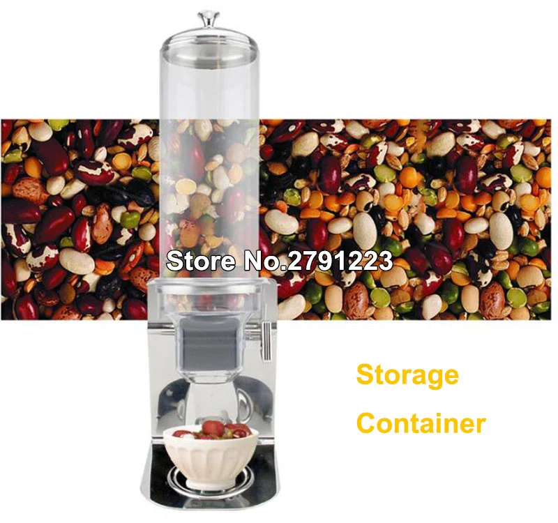 

Hot Multifunctional Single Cup Storage Container Pasta Cereal Dry Food Dispenser Dispense Household Kitchen Food Storage Bottles
