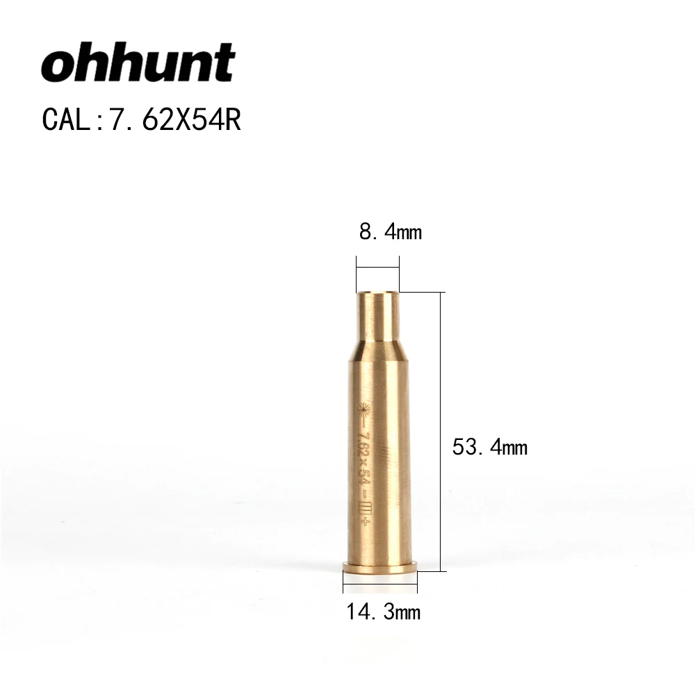 Ohhunt охотничья съемка Boresighter Cal 7.62X54R патрон лазерное отверстие прицельное кольцо