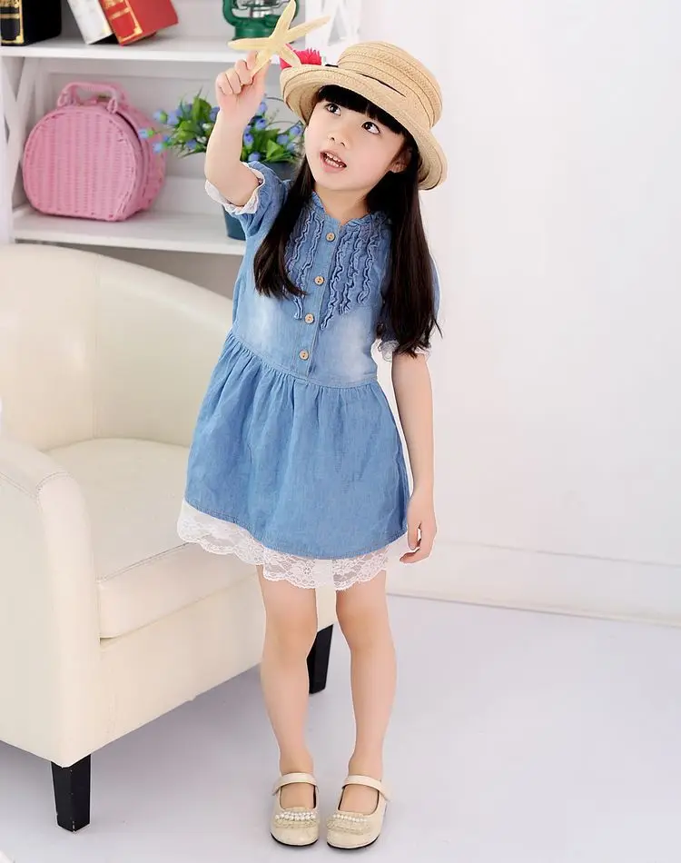 Dress denim anak Dress denim anak