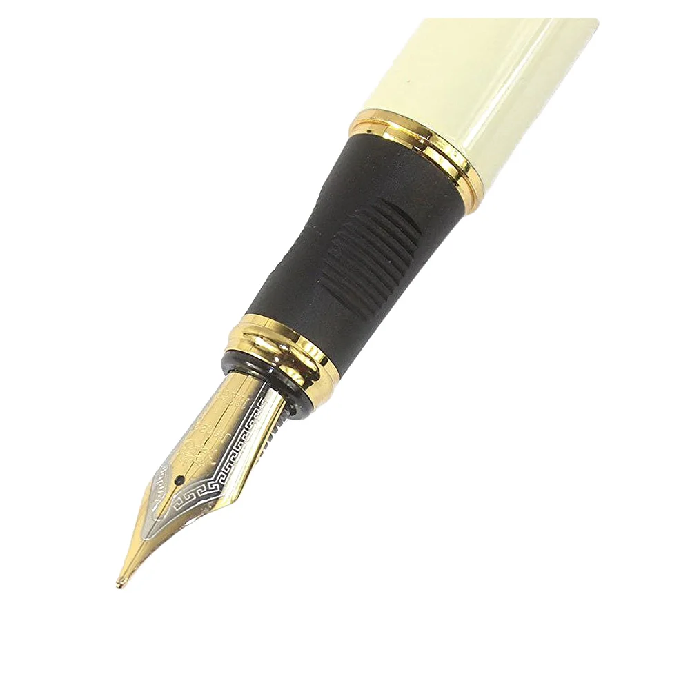 Роскошная Авторучка Jinhao M Nib 18KGP(элегантный белый