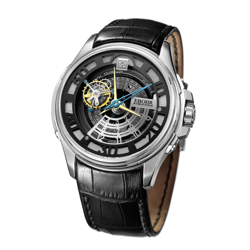 

EBOHR brand luxury machinery successful men's Mechanical watch waterproof business casual fashion watch 2019 new Ebohr 60130136