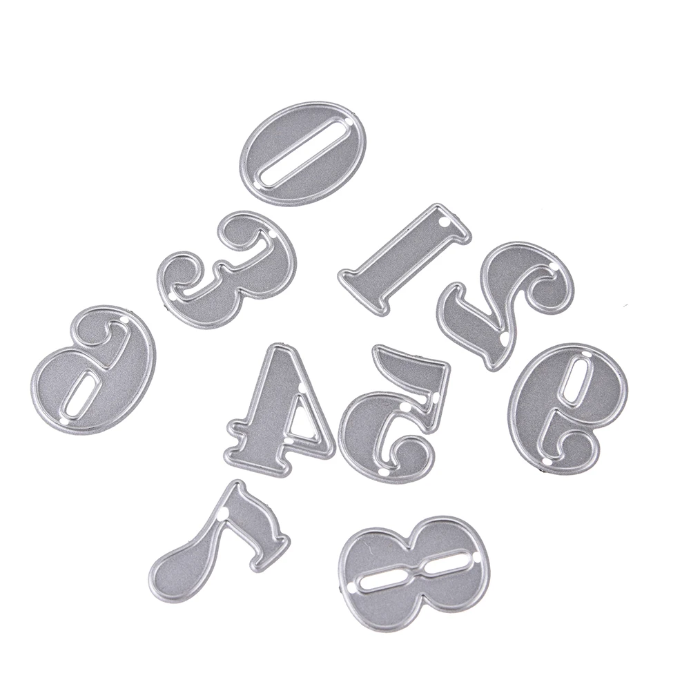 

Letter Number Metal Cutting Dies DIY Stencil Scrapbooking Paper Card Making Decor Craft Stencil Stamp and Dies Stitch Arrivage