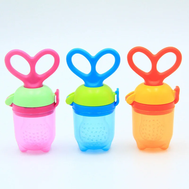 Baby Silicone Pacifier Chew Soother Fruits and Vegetables Soft Bite