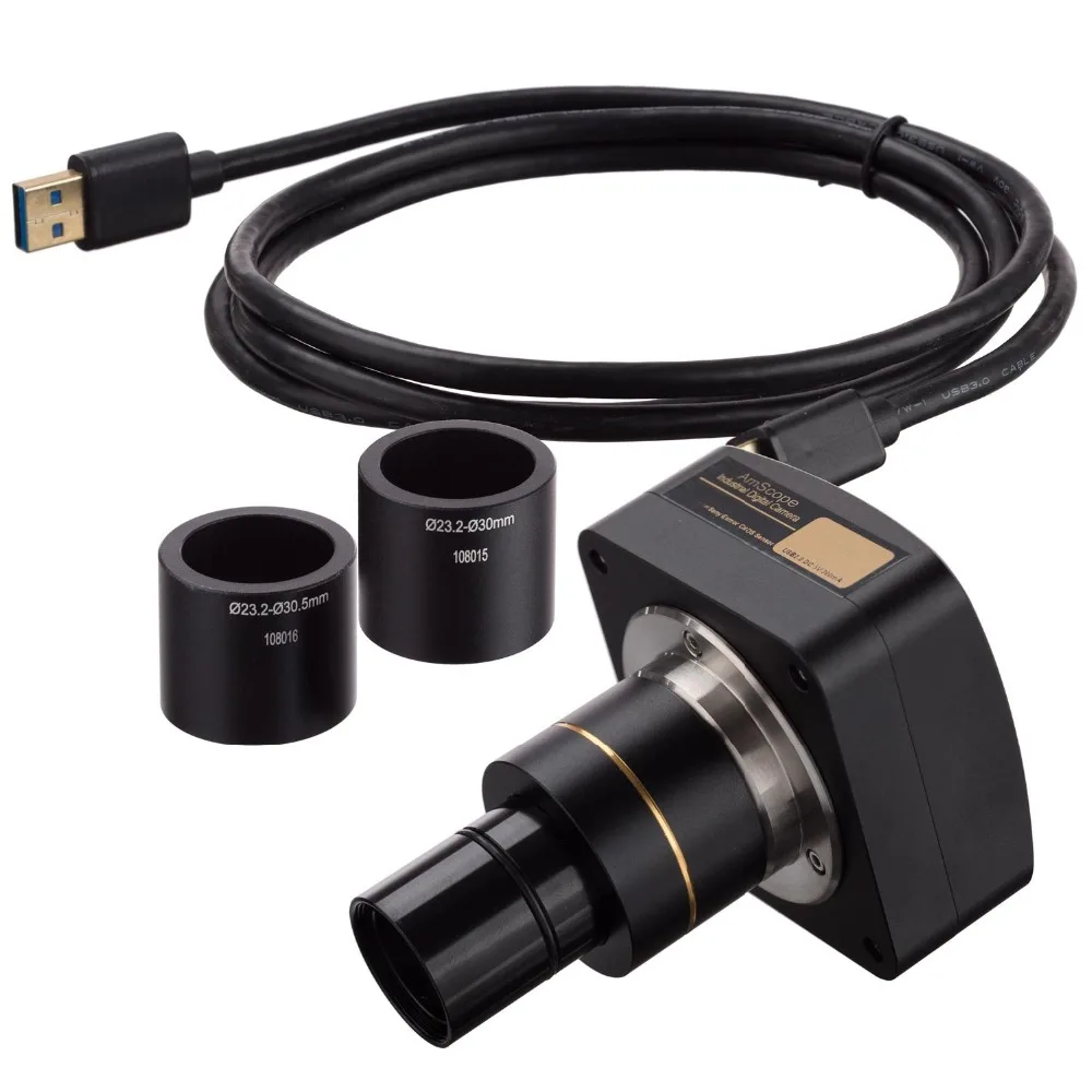 

Камера микроскопа AmScope 2MP для пониженной флуоресценции + калибровки MU200-BI-CK скольжения