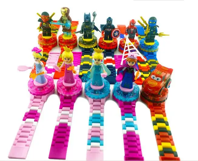 

Compatible with LegoINGS Watch LegoINGLY NinjagoINGLY Building Blocks Bricks Children' Watch Toys For Children Gift