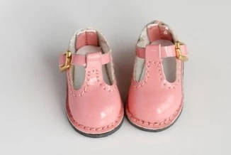 pink 1 пара из искусственной кожи Blyth Dolls базовая обувь с Т-образным ремешком Мокасины ярких цветов для Azone MMK JerryB, Licca, Kurhn мокасины-gommino 3*1,5 см - Цвет: pink