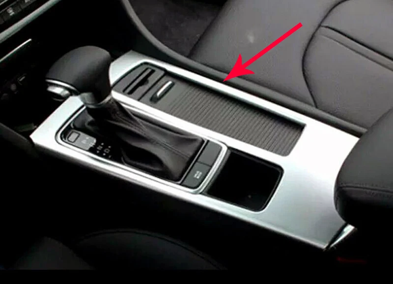 

ABS Chrome Interior Gear Shift Box Gear Position Panel Decorative Cover Trim For Kia Optima K5 2016 2017 Car styling