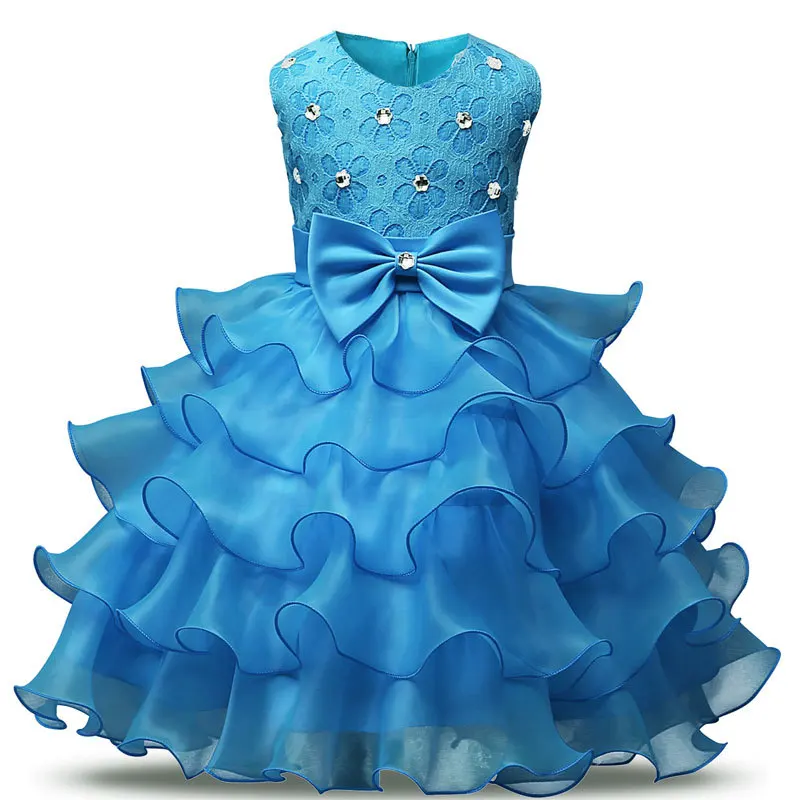 Wedding Party Children Clothes Birthday Clothing Flower Girl Dress