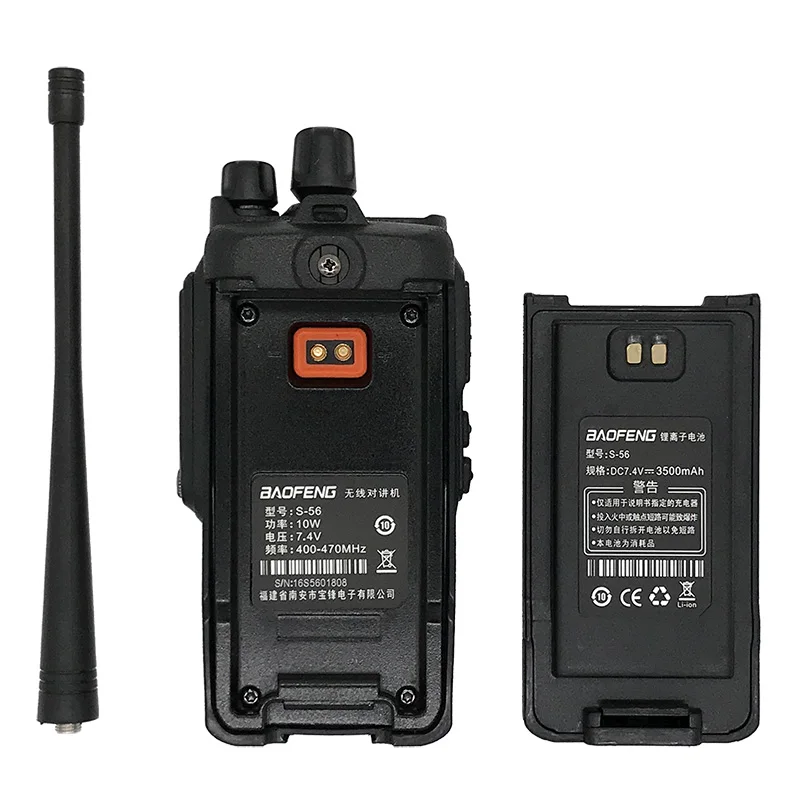 BAOFENG S-56 10 Вт Водонепроницаемая рация 10 км UHF Ham CB радио Comunicador двухсторонняя радиостанция КВ трансивер UV-9R