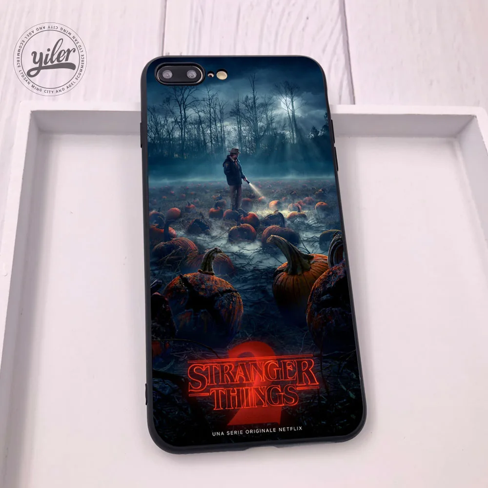 Coque чехол с принтом из сериала "очень странные дела" для iPhone 7 Plus 11 pro XS Max чехол для iPhone 5S, SE 6S 7 8 Plus чехол s для iPhone XR 6 7 8 Plus чехол