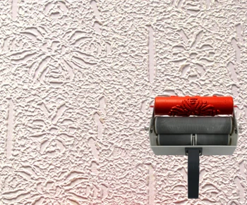 

Wall art paint 7 inch patterned roller for wall decoration rubber roller no.129