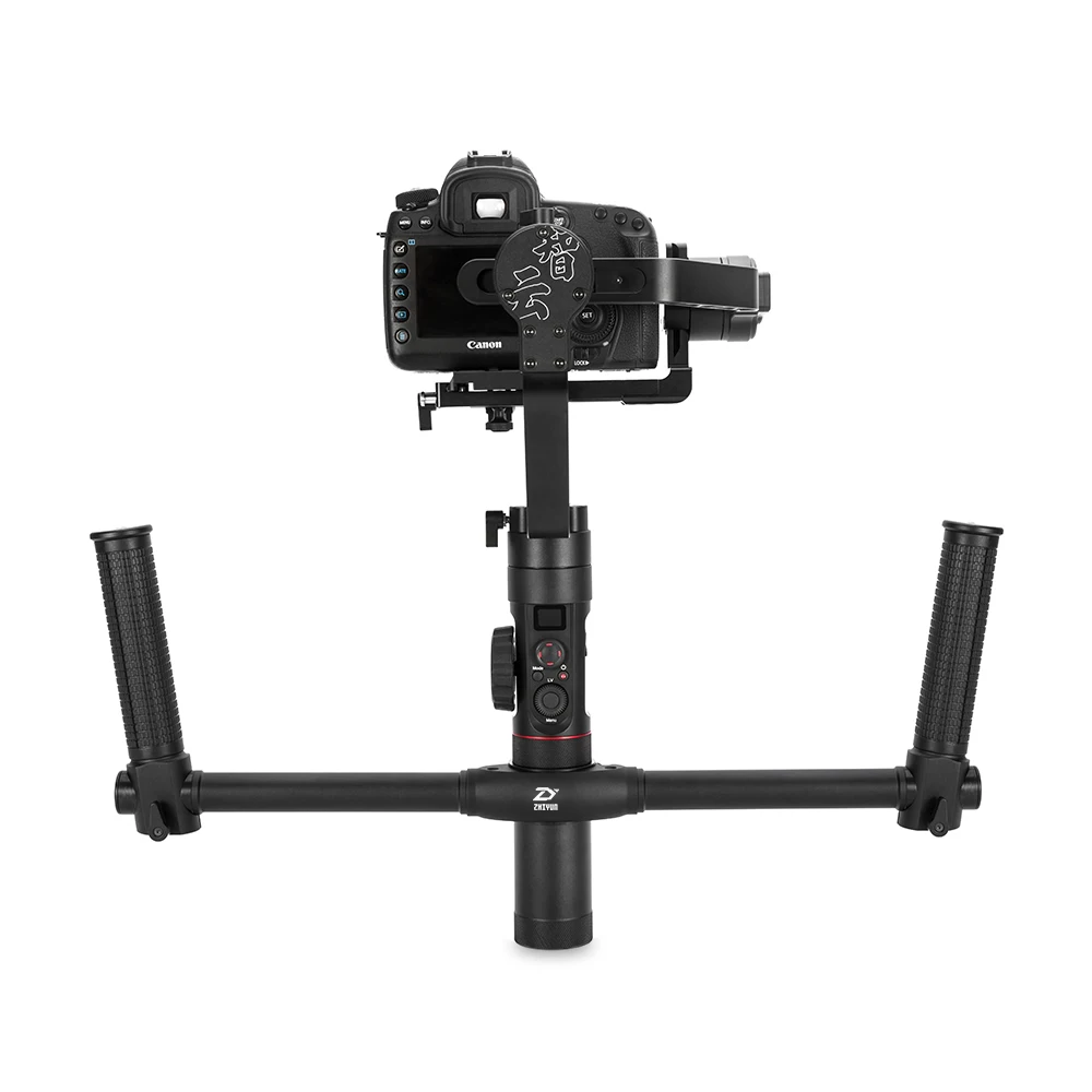 ZHIYUN официальный двойной ручной Расширенный ручка аксессуары с 1/4 винтовыми отверстиями ручки крепление для крана 2 карданный стабилизатор