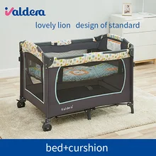 Большие бесплатные подарки! Высокое качество Valdera бренд детская кровать От 0 до 6 лет использовать для сна играть колыбели детские кроватки отправить игрушки москитная сетка
