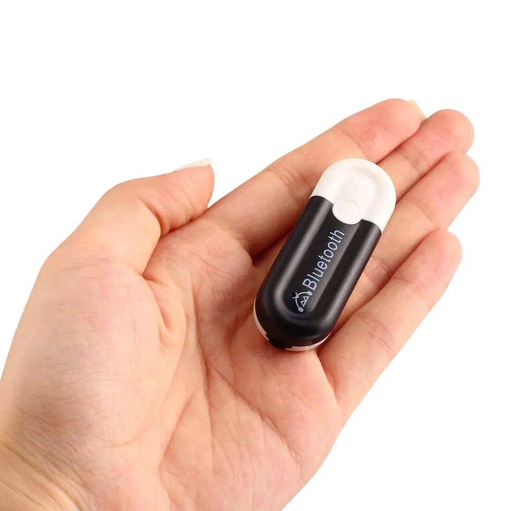 

Black YU-102 USB+3.5mm Bluetooth receiver Speaker Bluetooth USB A2DP Adapter