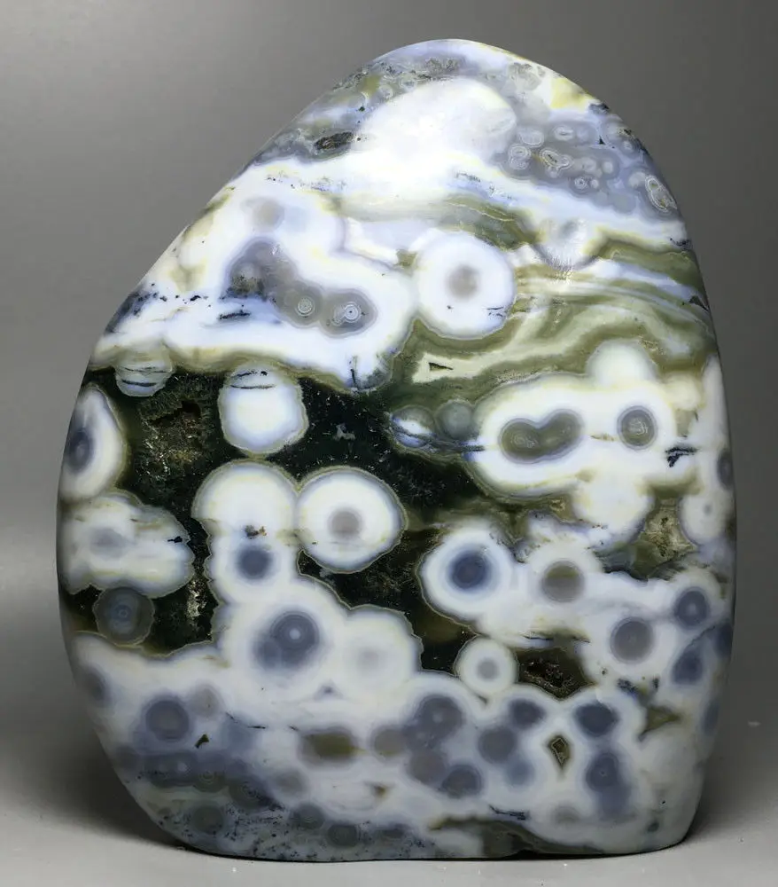 

910g Raw NATURAL OCEAN JASPER QUARTZ CRYSTAL HEALING graduation gifts