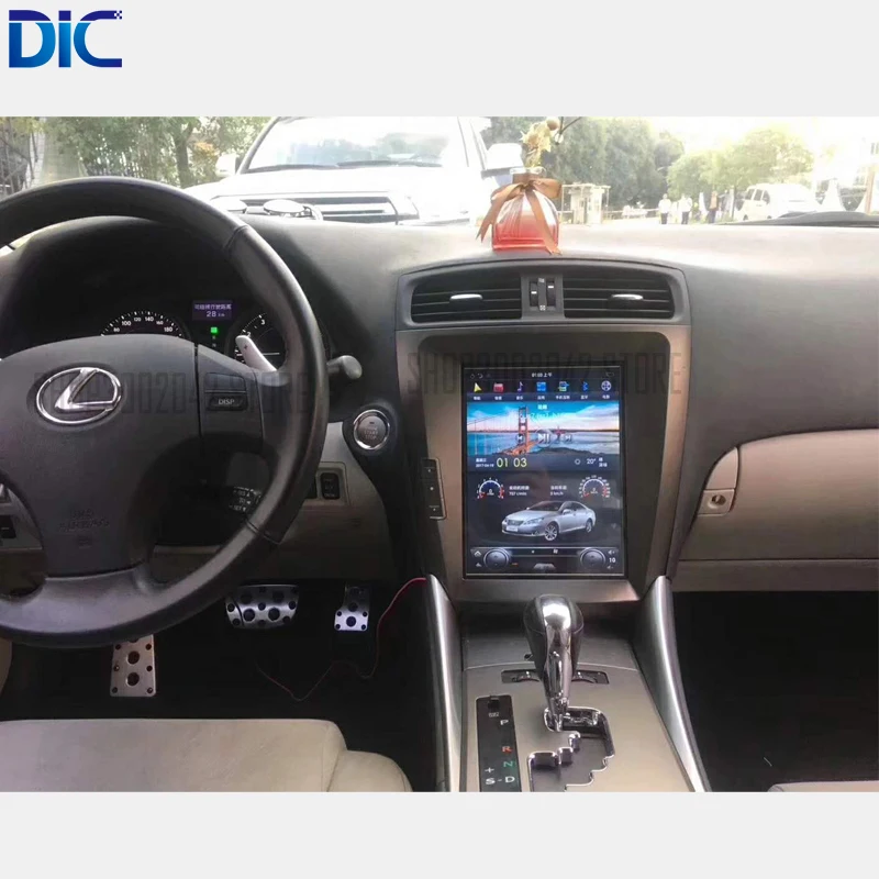 Discount Android system 6.0 10.4 inch Navigation player Video autoradio Steering-Wheel bluetooth USB For lexus 2005-2011 IS 250 300 350 1