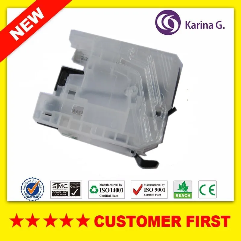 4 шт. многоразовый чернильный картридж для LC123 BROTHER MFC J4410DW J4510DW с чипом сброса