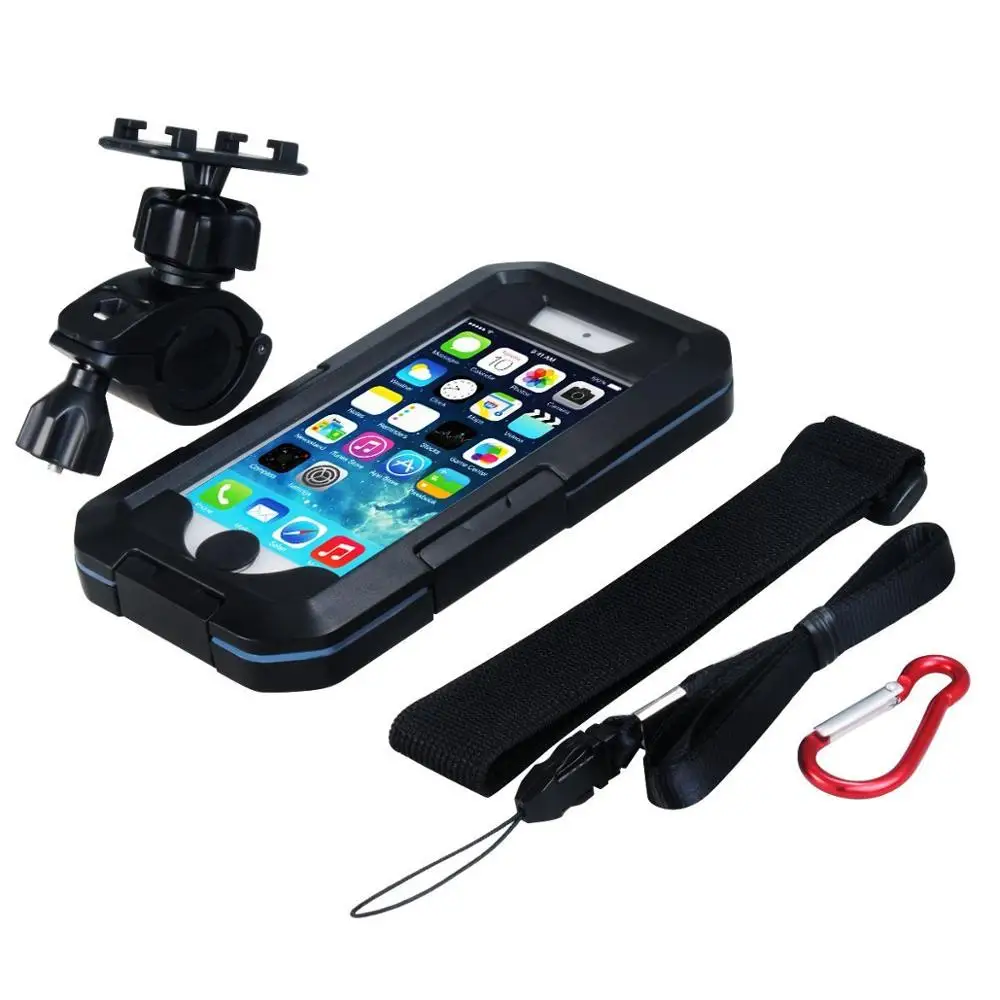 5 в 1 велосипедный держатель для телефона мотоцикла водонепроницаемый защитный чехол поддержка для iPhone X 8 7 6 6s XS MAX XR телефон мото стенд - Цвет: for iphone xs