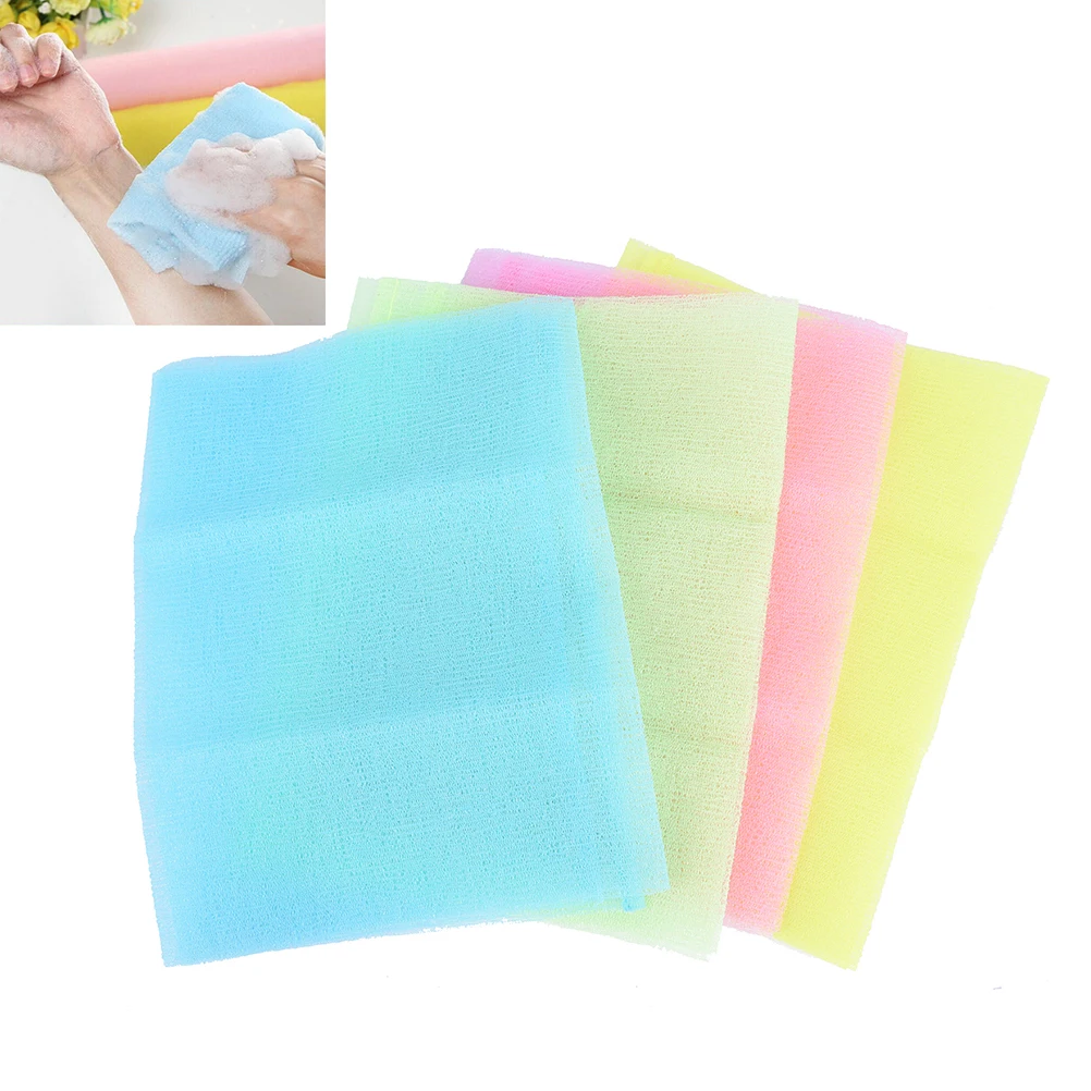 1 шт. ткань для полировки кожи, отшелушивающая ткань для мытья, японское полотенце для мытья тела, нейлоновое банное полотенце для кожи