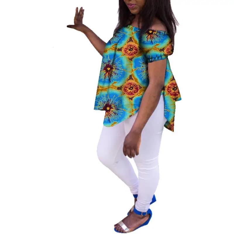 2018-Autumn-african-shirts-for-women-Dashikis-6xl-africa-clothing-Women-traditional-african-clothing-cotton-Top(23)