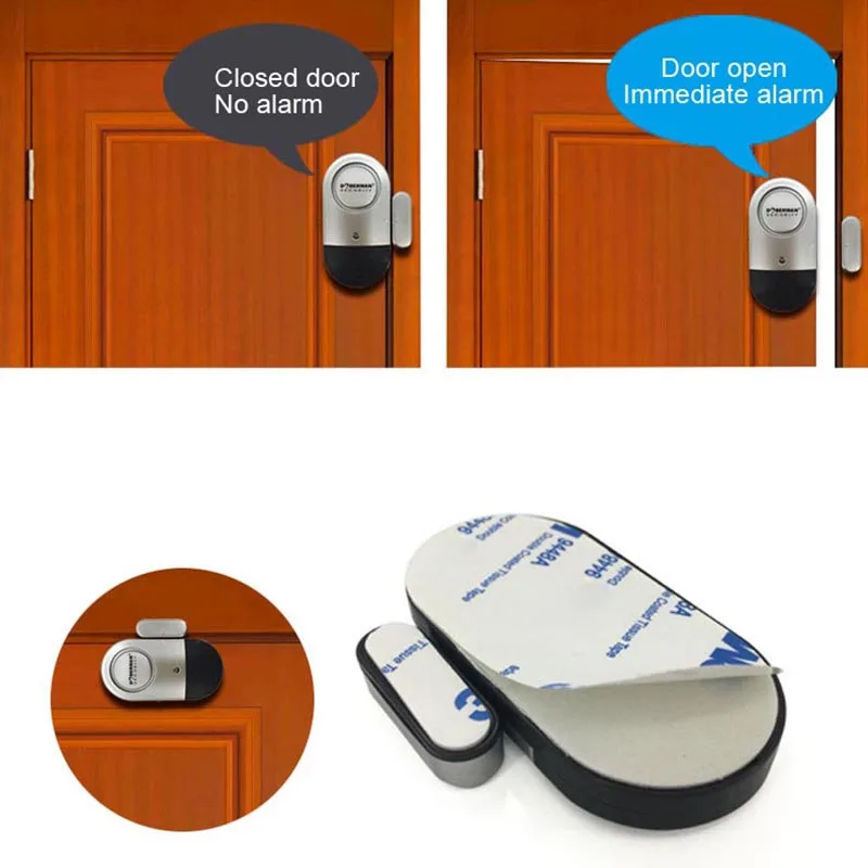 Wireless Door Window Magnetic Sensor Detector Alarm Alert Siren for Smart Home House Security GY88