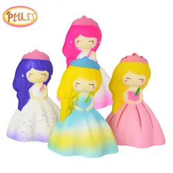 Принцесса squishy девочка-принцесса моделирование Squeeze игрушки Squishy медленный рост PU Новинка антистресс Squeeze игрушки