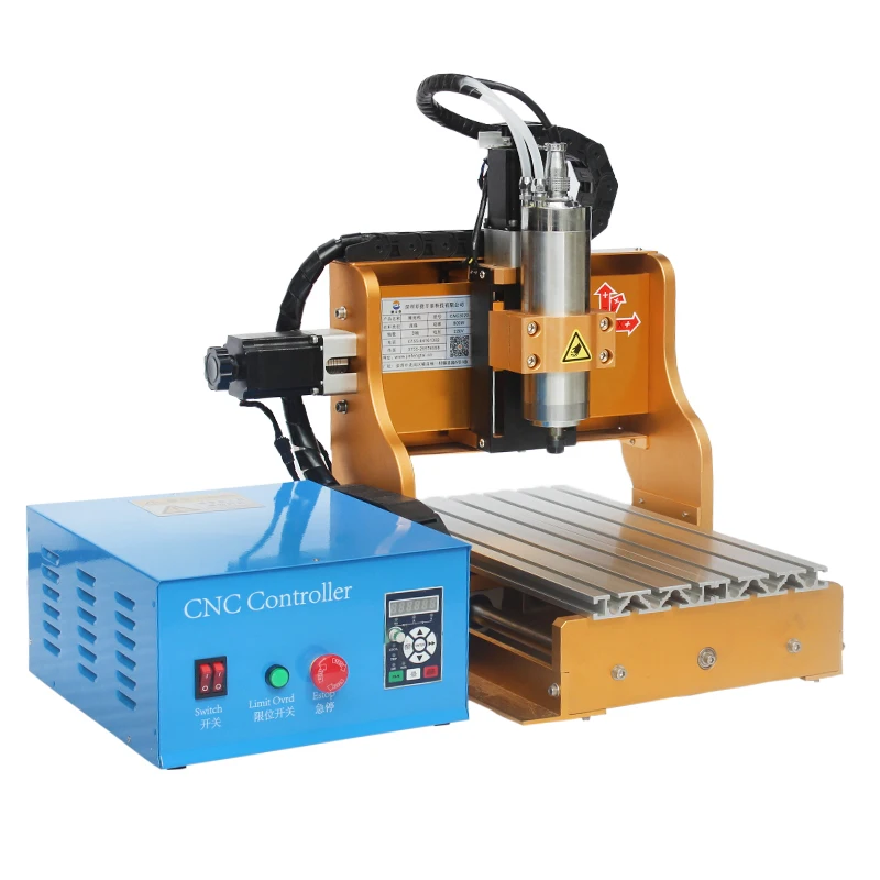 3D Mini CNC Router 3020 3 Axis Wood Carving Machine For Woodworking With USB Port