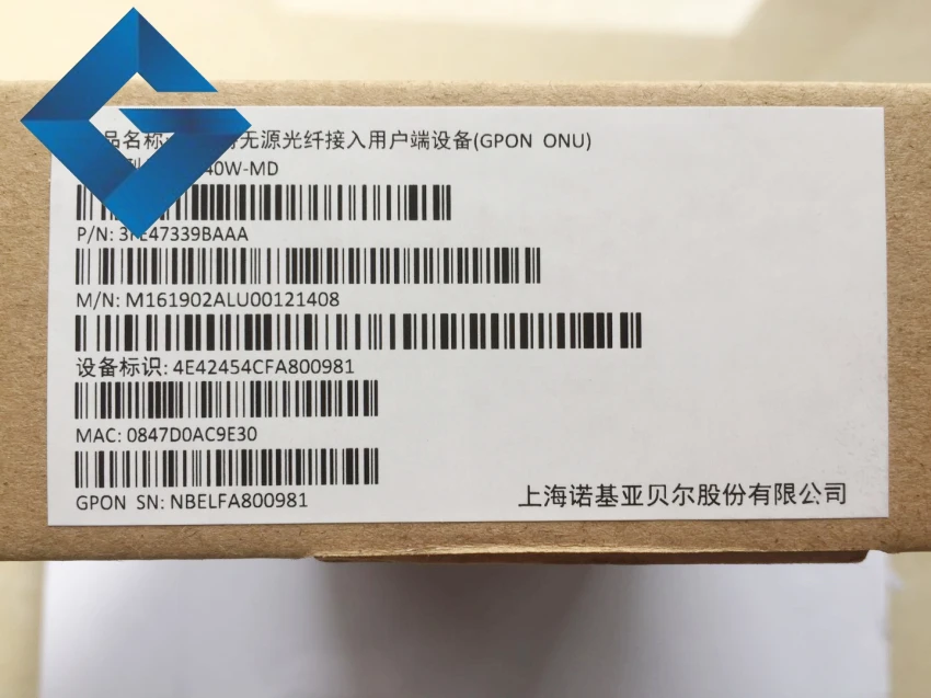 Оригинальный Новый Alcatel G 140W MD GPON ONU с 1GE + 3FE WiFi 1Tel английская версия |Оптоволоконное