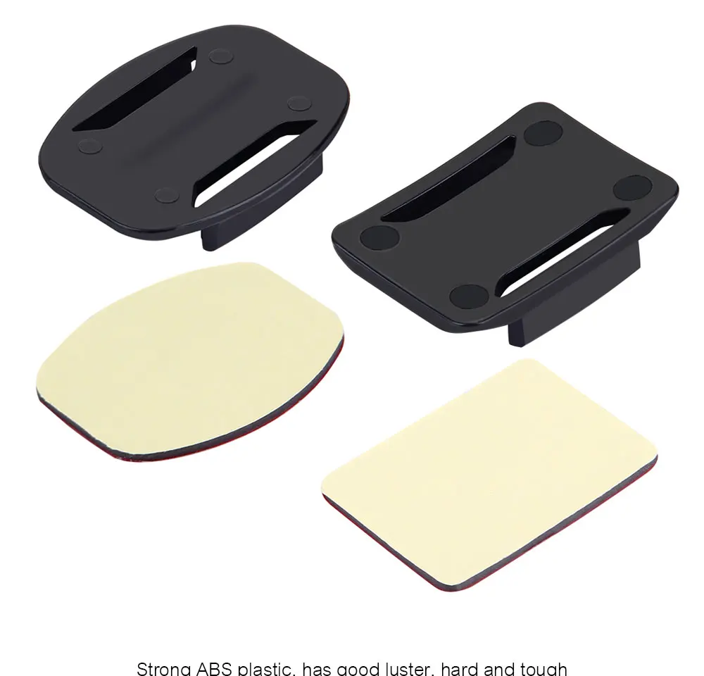 8pcs Flat Curved Base Mount and Adhesive Stickers for GoPro Hero 5 6 4 Yi 4K SJCAM SJ4000 Mount for Gopro Accessories Set (2)