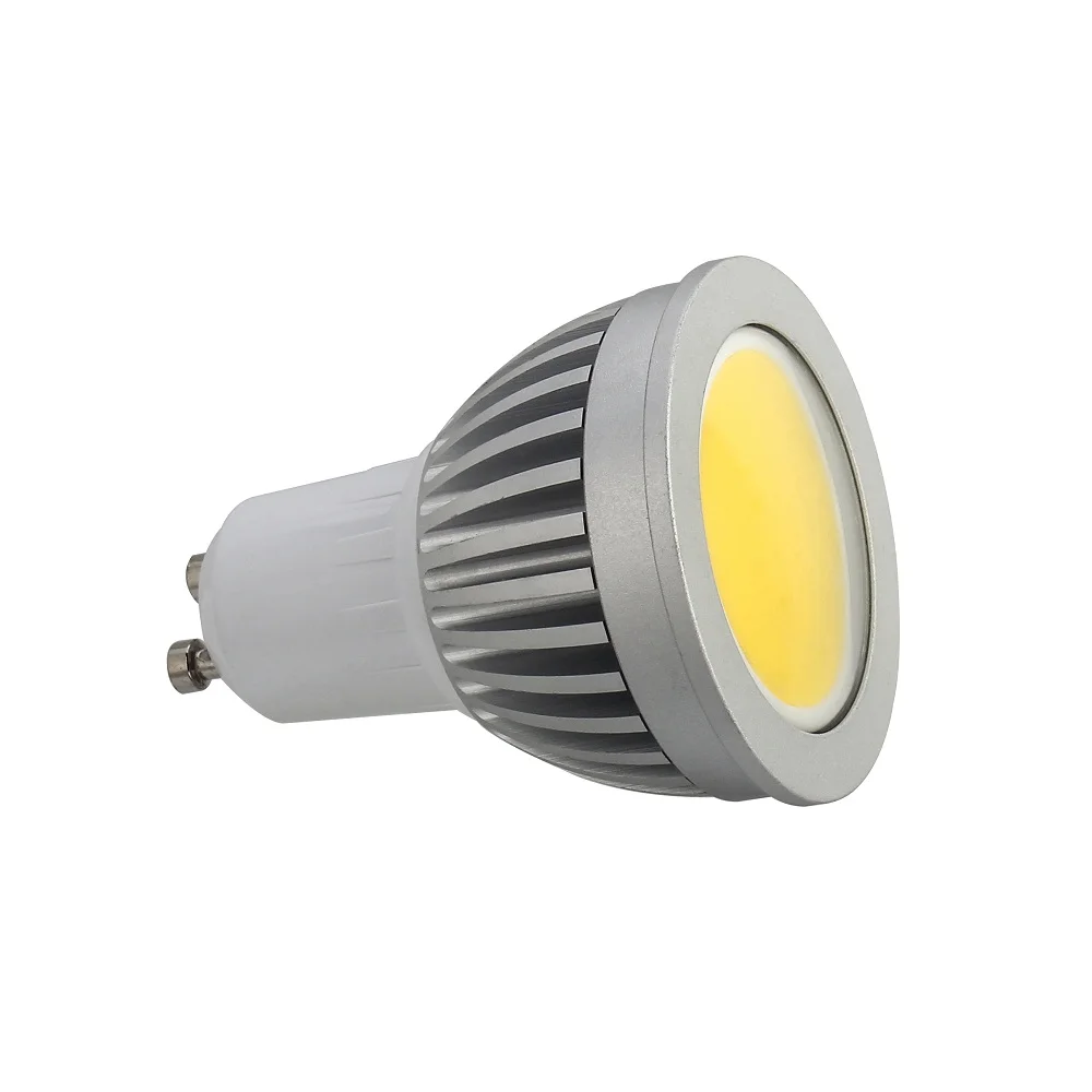 100 шт./лот GU10 5 W 7 9 COB Светодиодный прожектор E14 E27 GU5.3 регулятор освещения теплый
