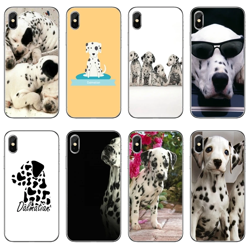 

dalmatian puppy Dog For Apple iPhone X XR 8 7 plus XS Max 6s 6 plus SE 5s 5c 5 4s 4 Soft mobile phone cover case