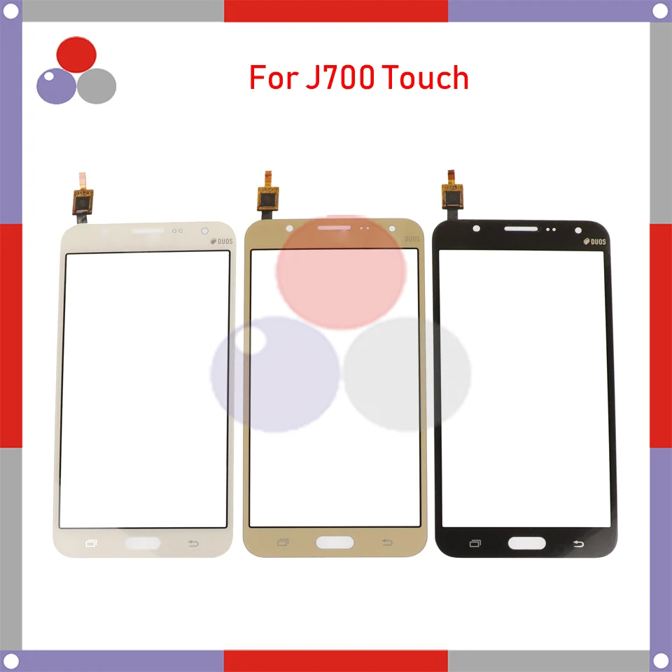 Для Samsung Galaxy J7 2015 J700 SM-J700F J700H J700M J700H/DS SM-J7008 Сенсорная панель Датчик дигитайзер