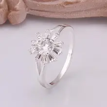 Горячая exo посеребренные кольца инкрустированный камень фейерверк кольцо Мужчины подарок для нее SMTR261