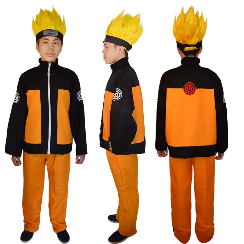 

Naruto Cosplay Costumes Anime Naruto Outfit For Man Show Suits Japanese Cartoon Costumes Naruto Coat Top Pants Adults S-2XL