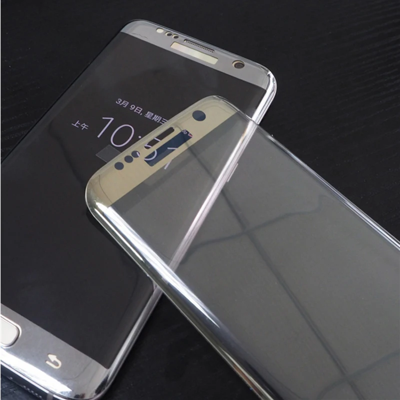 9H Hardness Tempered Glass For Samsung Galaxy S7 Edge s7 s6 edge plus 3D Curved Surface Full Cover Screen Protector Film | Мобильные