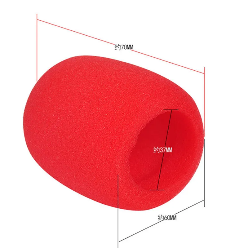 2 шт./лот ручной пенка для микрофона чехол для микрофона Профессиональная студия ветровое стекло защитный гриль щит мягкая губка шапка с микрофоном