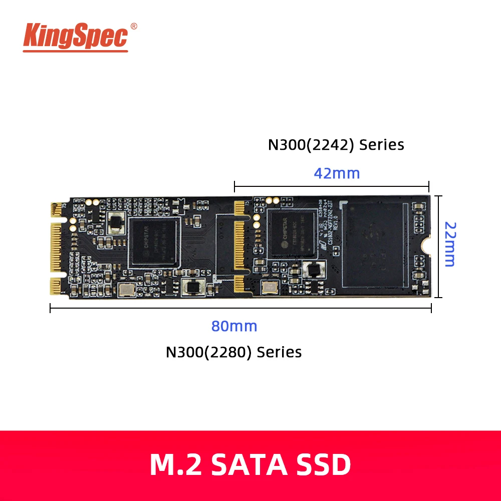 KingSpec m.2 sata 2242 NGFF ssd 64 ГБ 128 Гб жесткий диск SSD M2 SATA NGFF 256 ГБ 512 1 ТБ hdd 2280 мм disco duro ssd для портативных ПК