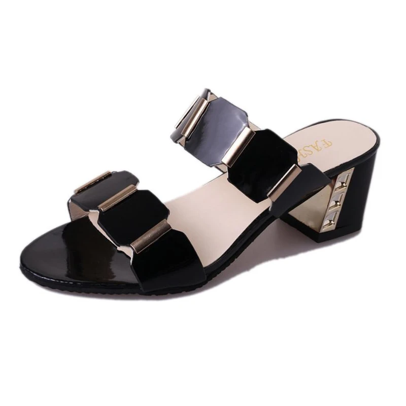 Women Fish Mouth Slipper High Heels Sandals Antiskid Toes Party Shoes Flip Flops sandals Middle-aged women s shoes O0427#30 Women Fish Mouth Slipper High Heels Sandals Antiskid Toes Party Shoes Flip Flops sandals Middle-aged women s shoes O0427#30