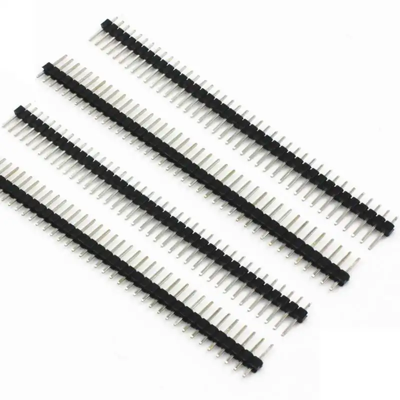 100PCS NEW 40Pin 2.54mm Single Row Straight Male Pin Header Strip PBC Ardunio