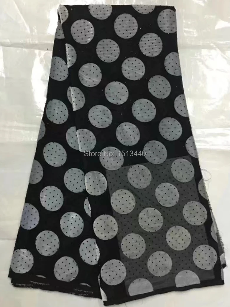 5yards/lot) NVL7724 11, nice looking African velvet fabric with beads