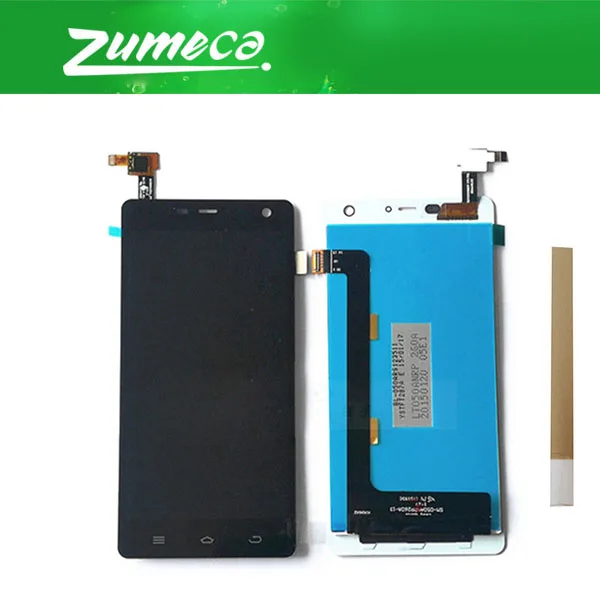 

5.0 Inch For THL5000 THL 5000 LCD Display Screen+Touch Screen Digitizer Assembly Replacement Part White Black Color With Tape