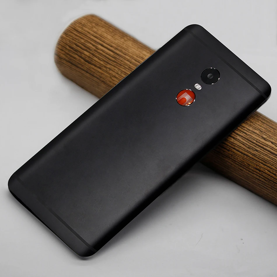 YILIZOMANA оригинальная сменная задняя крышка для Xiaomi Redmi Note 4 MTK Helio X20 Корпус задней двери телефона жесткий чехол - Цвет: Black