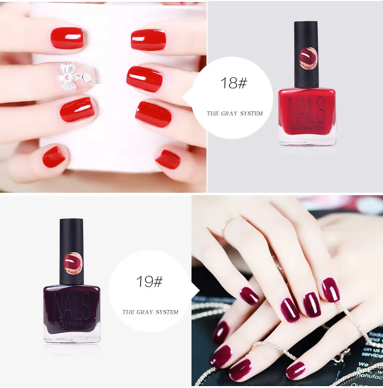 15 Ml 7 Couleurs Rapidement Sec Bk Marque Rouge Série
