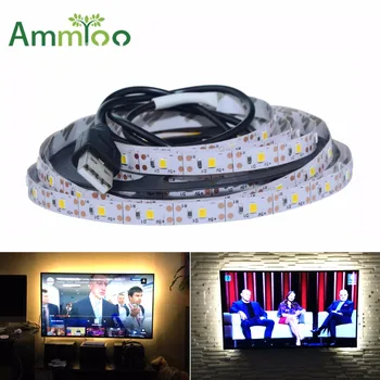 

LED Nightlight DC5V USB Port Cable Led Night Light 50CM 1M 2M 3M 4M 5M LED strip light Tape lamp TV background Lighting SMD 2835